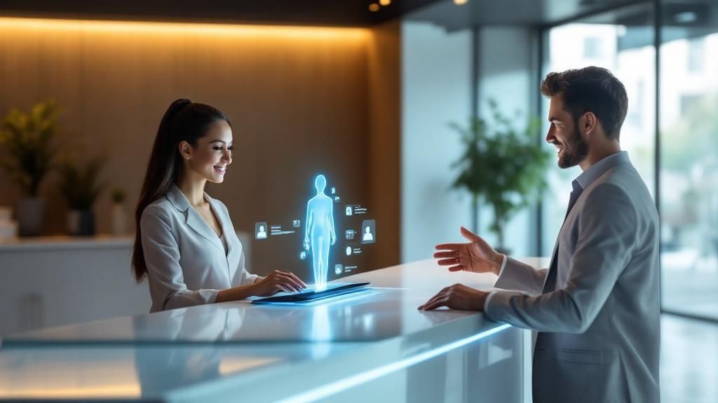 Boost Business Efficiency with an AI Receptionist