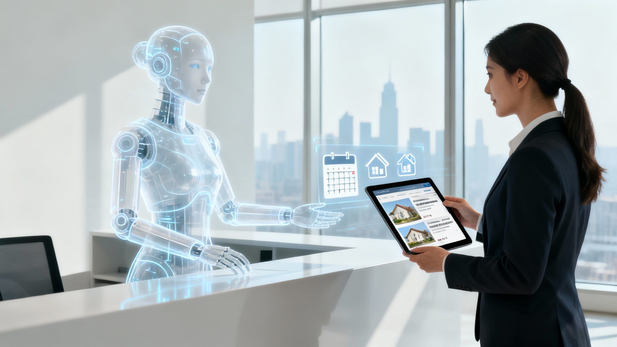 AI Receptionist Service for Real Estate Explained